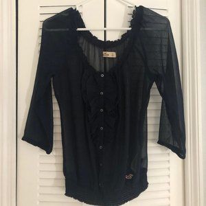 Sheer Hollister Blouse